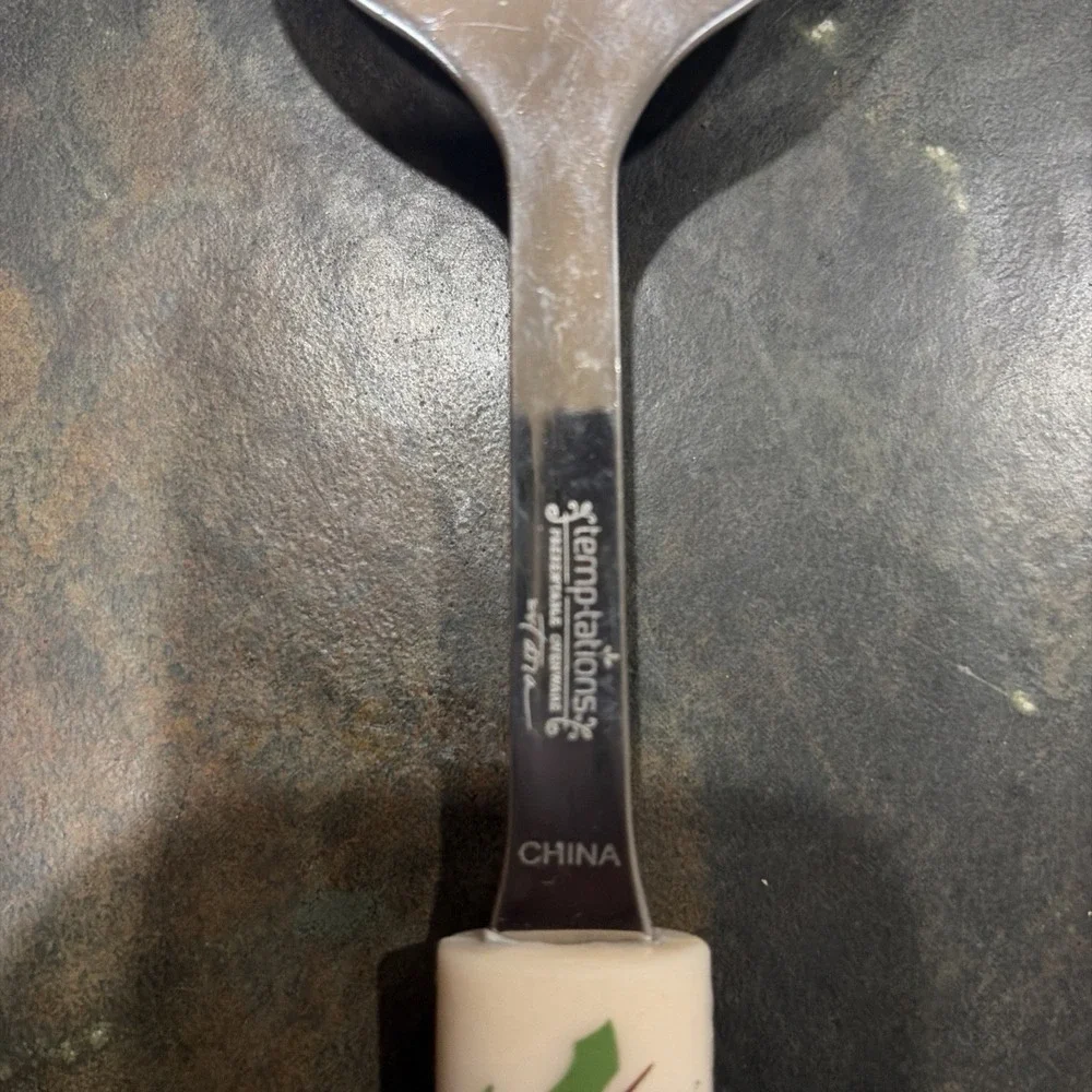 Vintage Temp-tations Rubber Silicone-Handle Spatula Christmas Holy